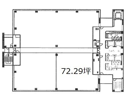 横浜花咲ビル6F 間取り図