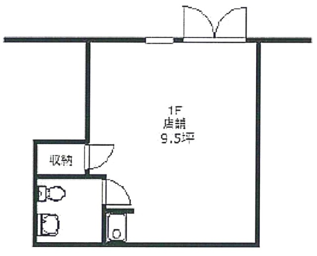 柴森ビル1F 間取り図