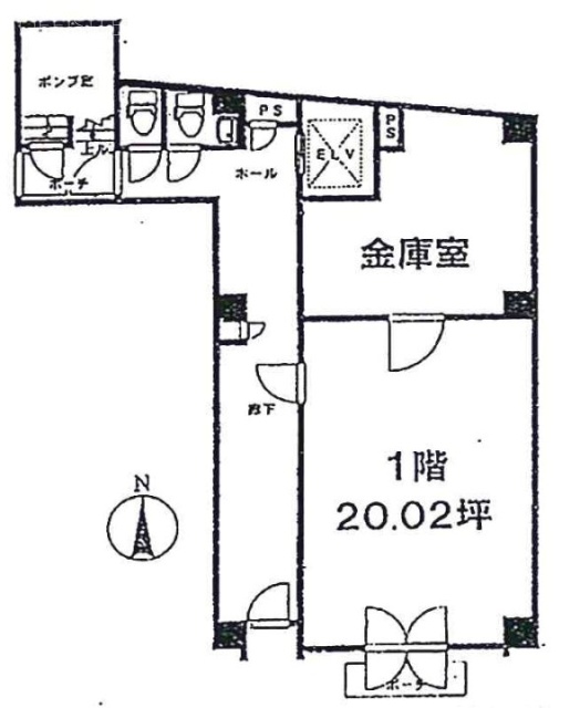 UJIE(ウジイエ)ビル1F 間取り図