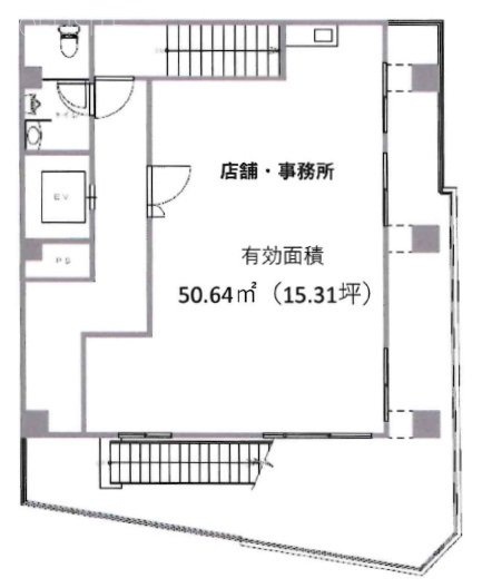 サンコービル4F 間取り図