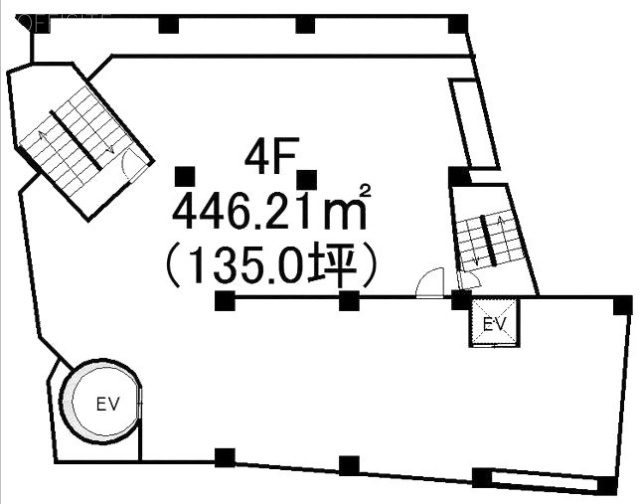 威辺利亜(イベリア)ビル4F 間取り図