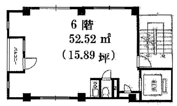 TB新大塚ビル601 間取り図