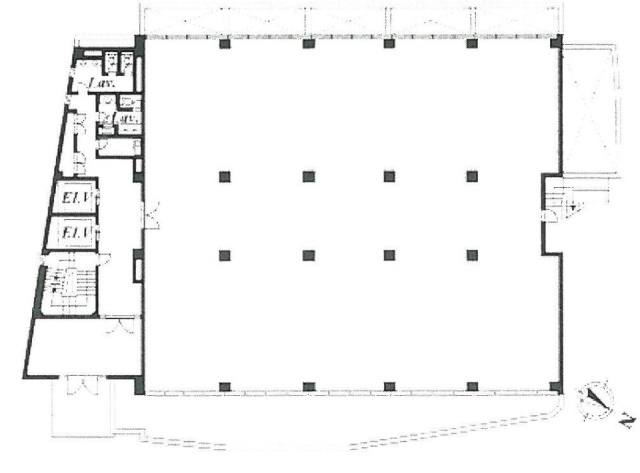 麻布ウエストビル1F 間取り図