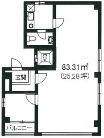 林ビル2F 間取り図
