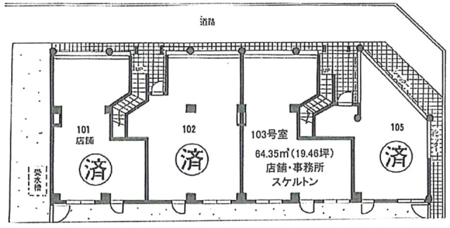 ハイム151吉野ビル103 間取り図