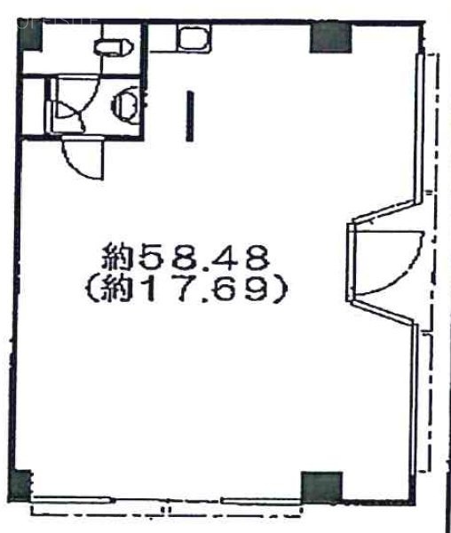 関口コーポ101 間取り図