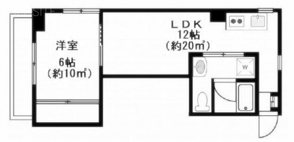 ハイツ大森303 間取り図