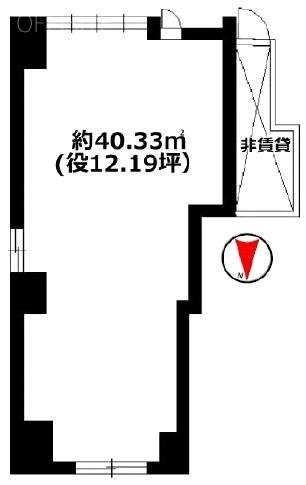 ABEビル1F 間取り図