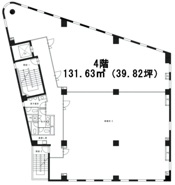 曙第2ビル4F 間取り図