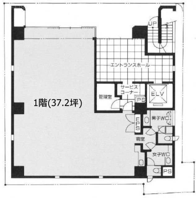 バルビゾン45ビル3F 間取り図