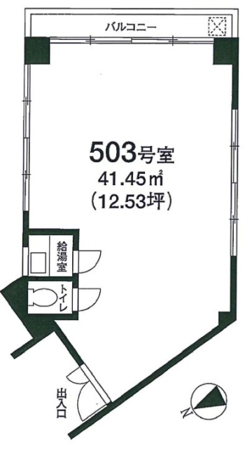 三多摩第一ビル503 間取り図