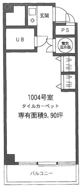 フジタ横山町マンション1004 間取り図