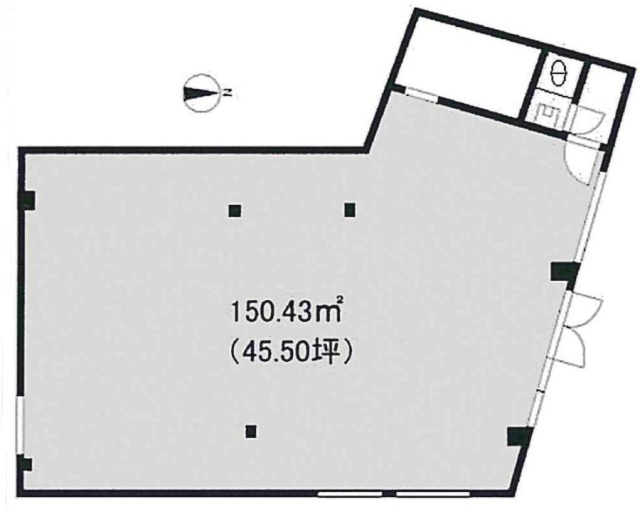 プランタン四谷ビル1F 間取り図