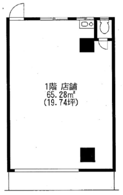 ストーク北新宿103 間取り図