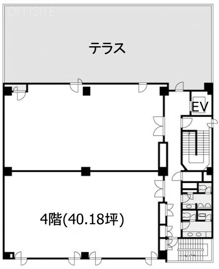 三鷹ビル4F 間取り図