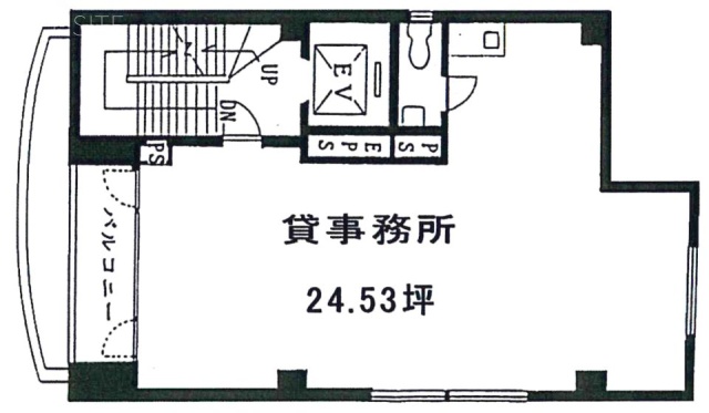 第一岸ビル5F 間取り図