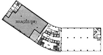 新霞が関ビルディング301A 間取り図