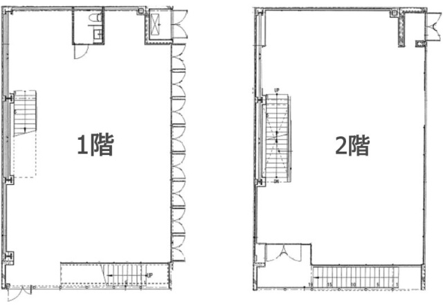 DーASSETーⅥ渋谷ビル1F~2F 間取り図