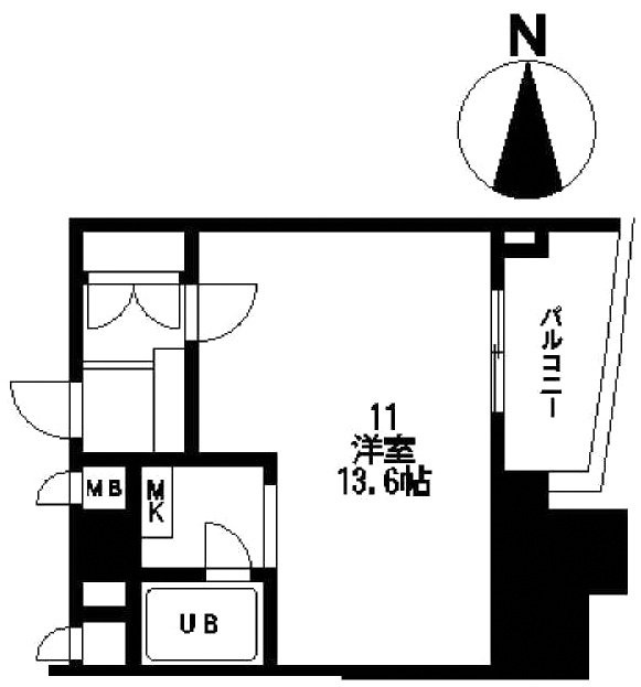 花和ビル504 間取り図