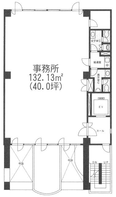 新町芳野ビル2F 間取り図