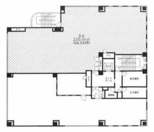 赤坂KSAビルA 間取り図