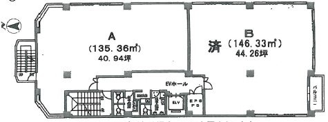 東陽町サンキビルA 間取り図