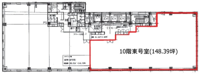 オリックス赤坂2丁目ビル10F 間取り図