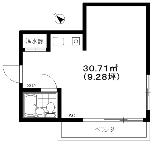 恵比寿リバストーンハイム403 間取り図