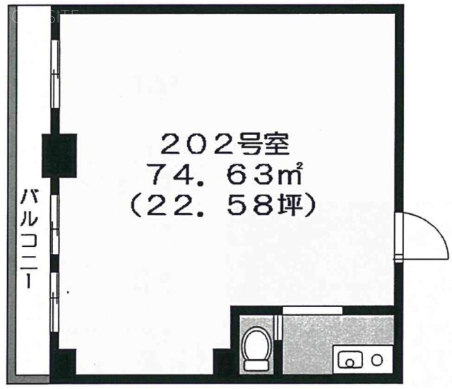 マルサンビル202 間取り図