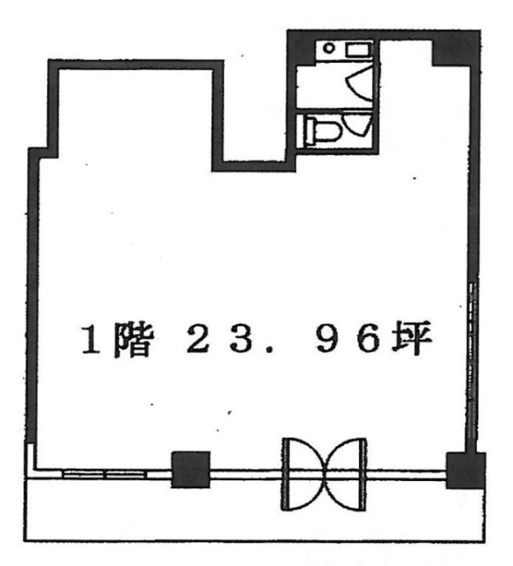 ピュア北上野ビル1F 間取り図