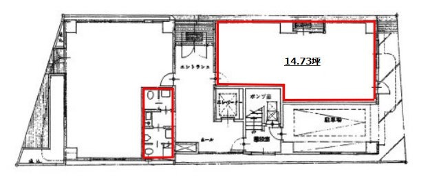 天野ビル1F 間取り図