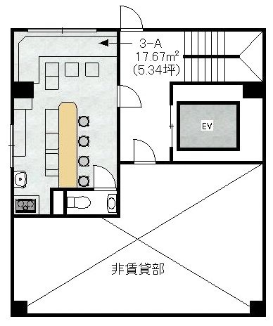 壱ビルA 間取り図