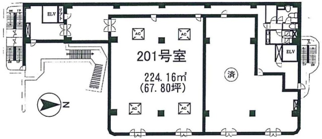 ジャネットビル201 間取り図