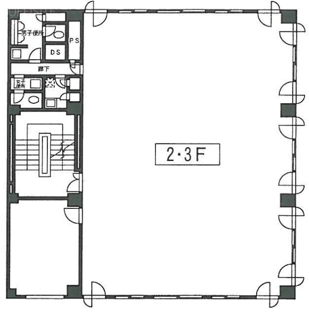 松涛伊藤ビル2F 間取り図