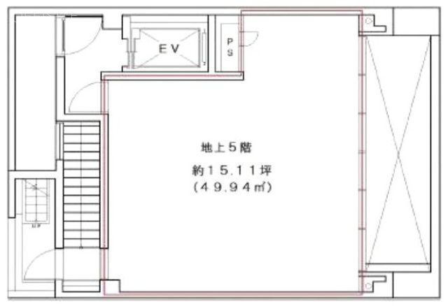 TS日比谷ビル5F 間取り図