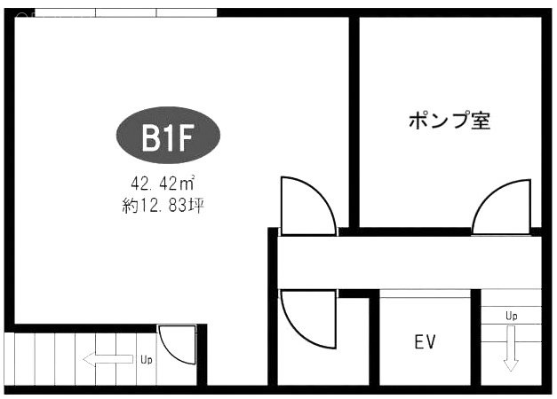 アシスト靖国ビルB1F 間取り図