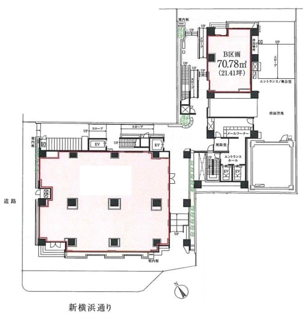 プライムメゾン横浜WESTB 間取り図