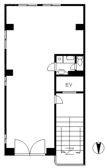 アメイジングビル1F 間取り図