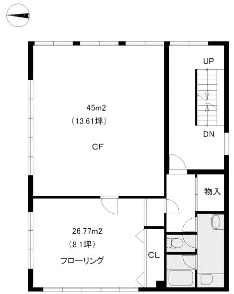 福栄ビル3F 間取り図