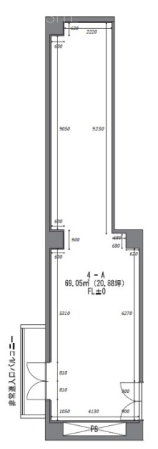 TABLOIDビルA 間取り図