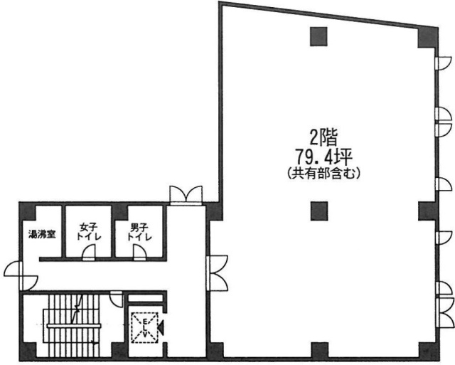 神楽坂テクノス2F 間取り図