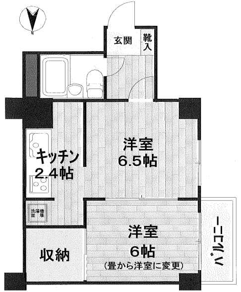 明石町ツインクロス716 間取り図