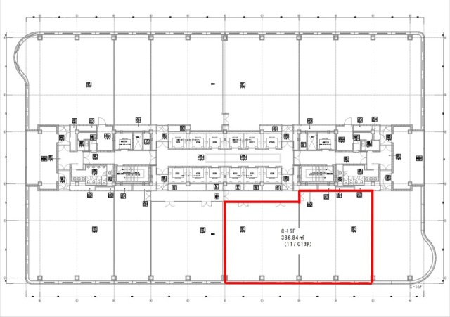 クイーンズタワーC棟1 間取り図