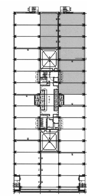 ヒューリック神谷町ビル8F 間取り図