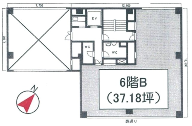 高嶋ビルB 間取り図