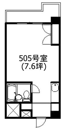 千駄ヶ谷ホリタン505 間取り図