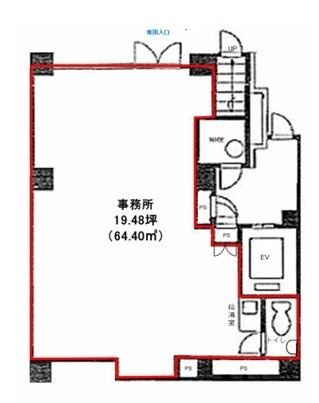 FUSEビルⅡ1F 間取り図
