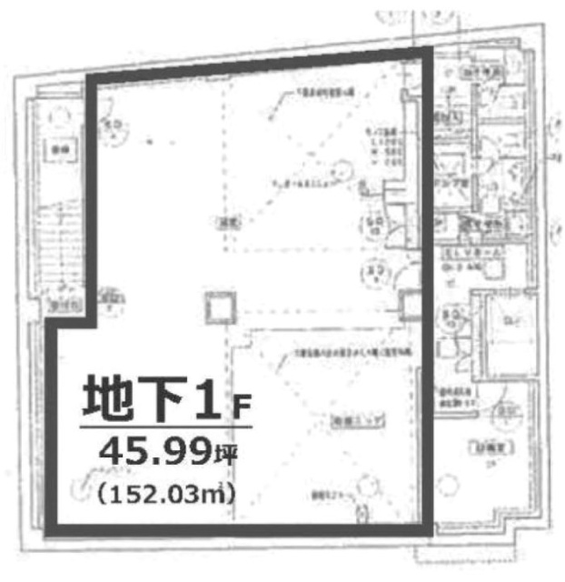 タカラ第3ビルB1F 間取り図