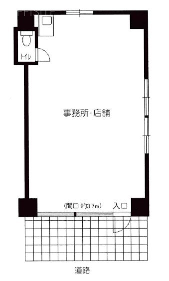高木ビル1F 間取り図