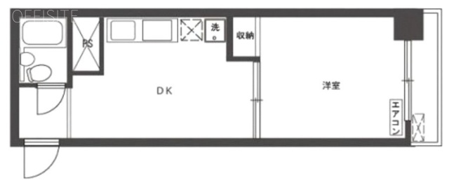 スカイプラザ笹塚706 間取り図